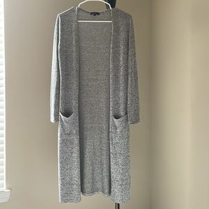 Ambience | Grey Knit Long Cardigan | Size S | Front Pockets